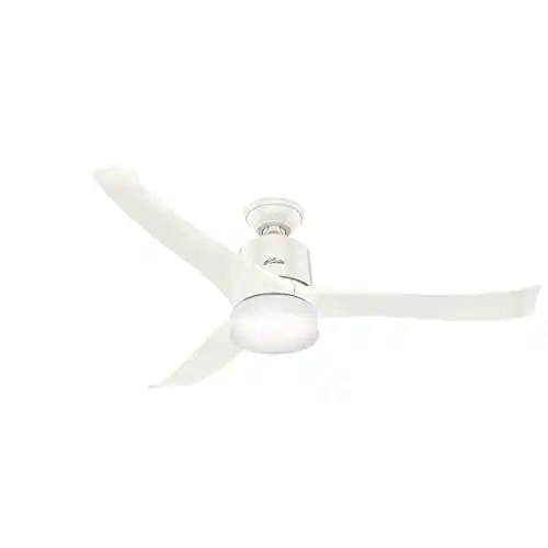 Hunter Fan Company, 59222, 54 inch Wi-Fi Symphony Fresh White Ceiling Fan