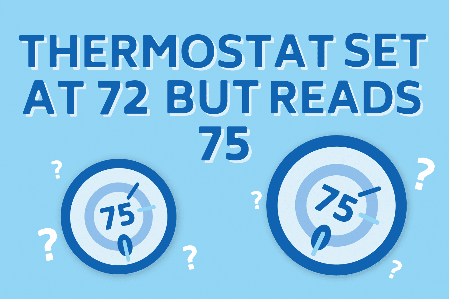 Thermostat Set At 72 But Reads 75 [Quick-Fix]