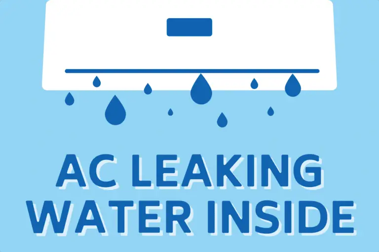 How To QUICKLY Fix Your AC Leaking Water Inside