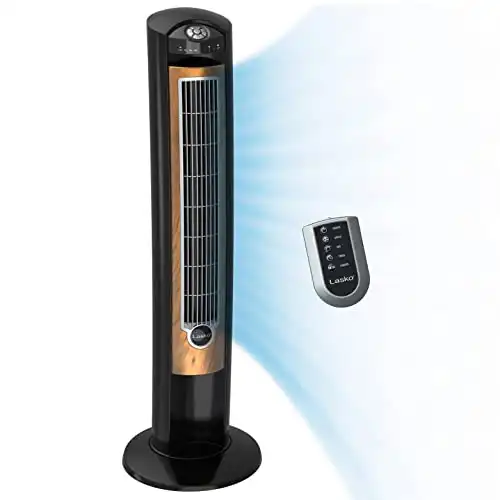 Lasko Oscillating Tower Fan with Fresh Air Ionizer