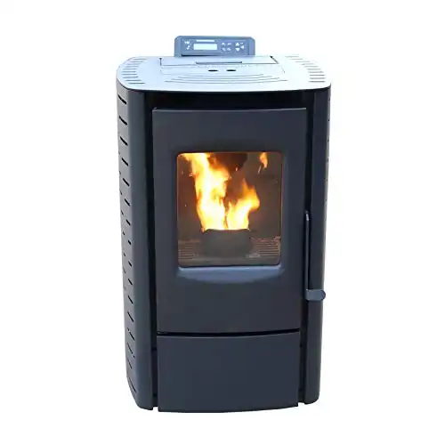 Cleveland Iron Works PS20W-CIW Mini Pellet Stove, WiFi Enabled