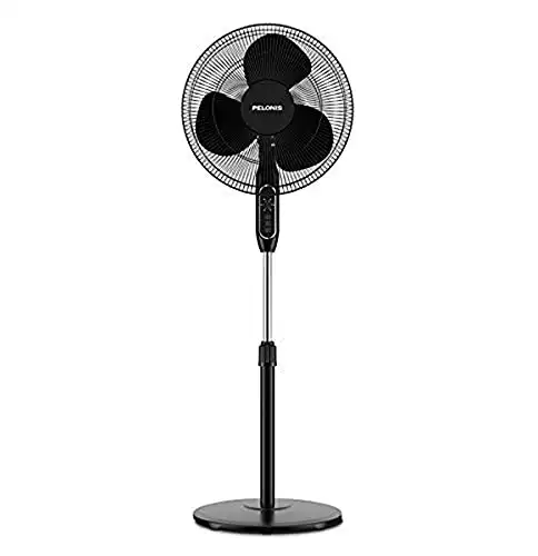 PELONIS 16'' Pedestal Remote Control Fan