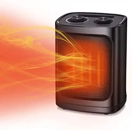 Portable Space Heater 1500W with Thermostat