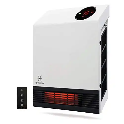 Heat Storm Deluxe Mounted Space Infrared Wall Heater