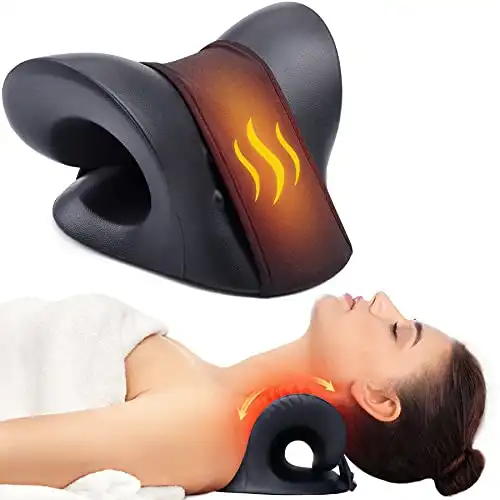 Neck Stretcher for Neck Pain Relief, Heated