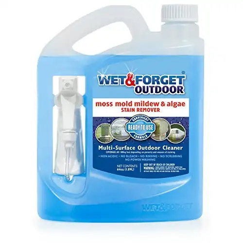 Wet & Forget No Scrub Outdoor Cleaner for Easy Removal of Mold