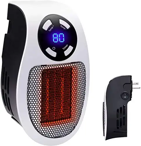 Wall Outlet Electric Space Heater
