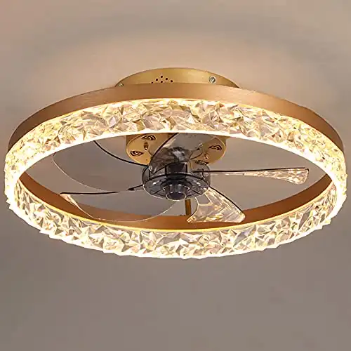 PSHRFANST 19.7" Ceiling Fan with Lights