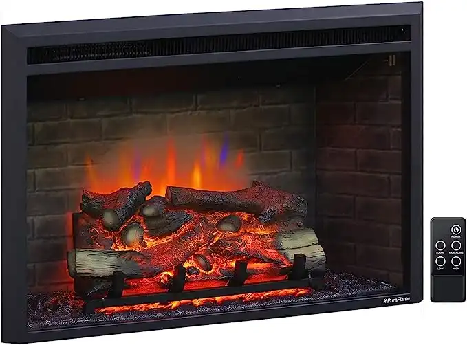 PuraFlame Western Electric Fireplace Insert