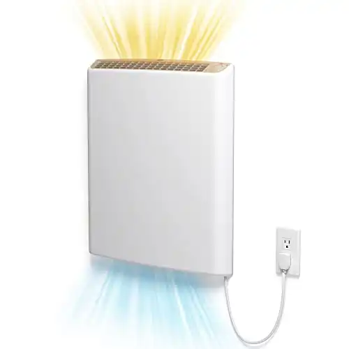 Envi Plug-in Electric Panel Wall Heaters for Indoor Use, Energy Efficient