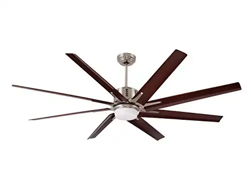Emerson CF985BS Aira Eco Modern Ceiling Fan with Light, Wall Control and 72″ Blades