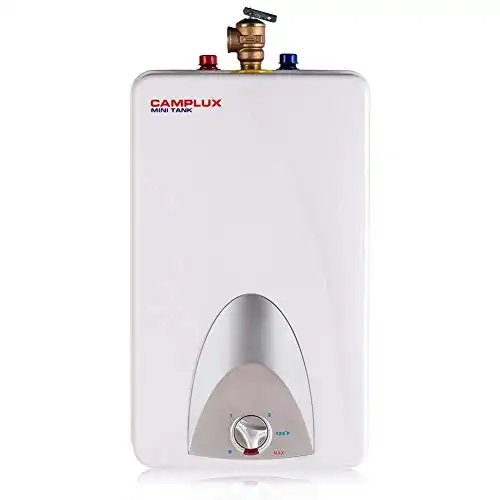 Camplux ME40 Mini Tank Electric Water Heater 4-Gallon with Cord Plug,120 Volts