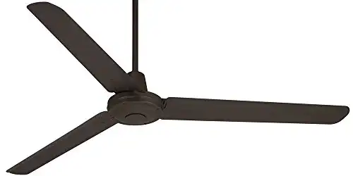 Casa Vieja 60″ Turbina DC Modern Industrial Rustic Farmhouse 3 Blade Indoor Outdoor Ceiling Fan