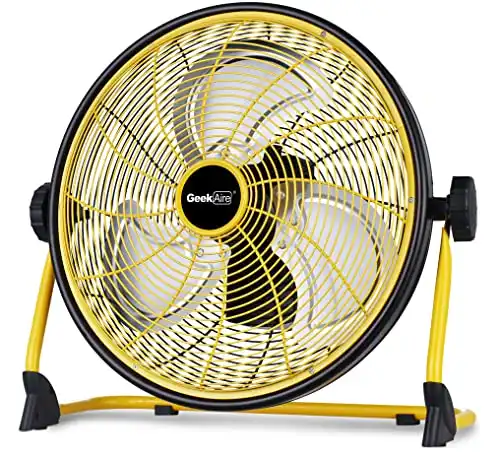Geek Aire Rechargeable Outdoor High Velocity Camping Floor Fan