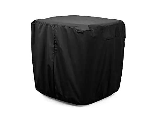 Covermates Air Conditioner Cover - Heavy-Duty Polyester, Weather Resistant, Elastic Hem