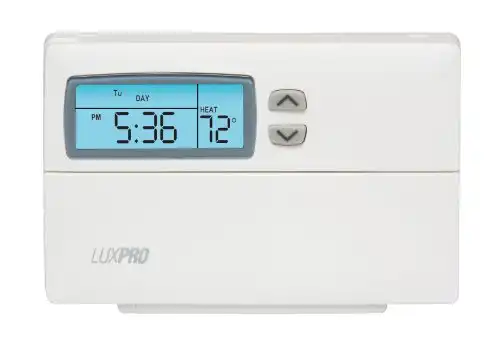 LuxPRO FBA_PSP511LC Thermostat Separate Program for Heating and Cooling