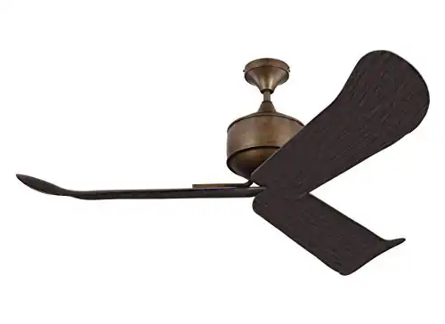 Monte Carlo 3DYR56AGB Dylan Vintage Industrial 56'' Outdoor Ceiling Fan with Remote Control