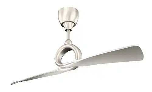 Kichler Link 54" Ceiling Fan in Brushed Nickel, 2-Blade Contemporary Fan