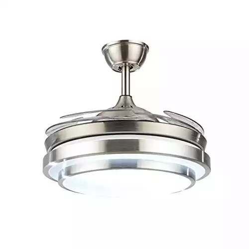 Fandian 42″ Modern Ceiling Light with Fans Remote Control