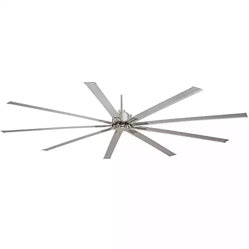 MINKA-AIRE F887-96-BN Xtreme 96 Inch Big Ceiling Fan with DC Motor in Brushed Nickel Finish