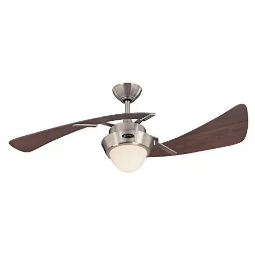 Westinghouse Lighting 7231100 Harmony Indoor Ceiling Fan with Light, 48 Inch