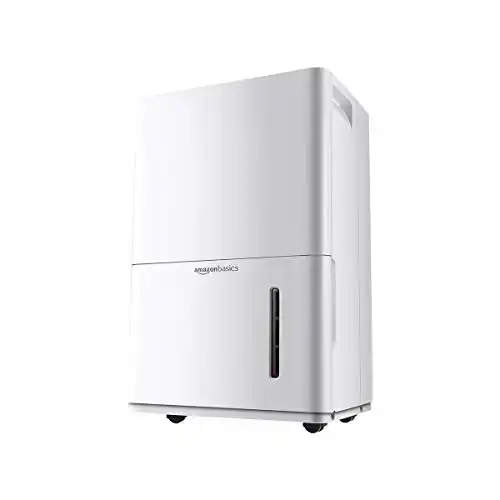Amazon Basics Dehumidifier - For Areas Up to 2,500 Square Feet, 35-Pint, Energy Star Certified