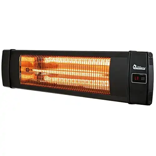 Dr Infrared Heater DR-238 Carbon Infrared Outdoor Heater for a Shed