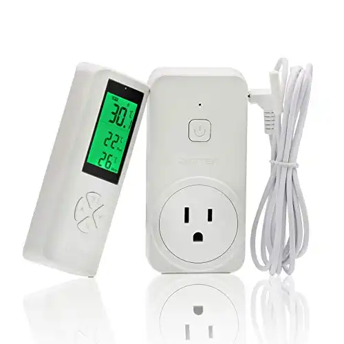 DIGITEN Wireless Thermostat Outlet, Temperature Controlled Outlet Heating & Cooling