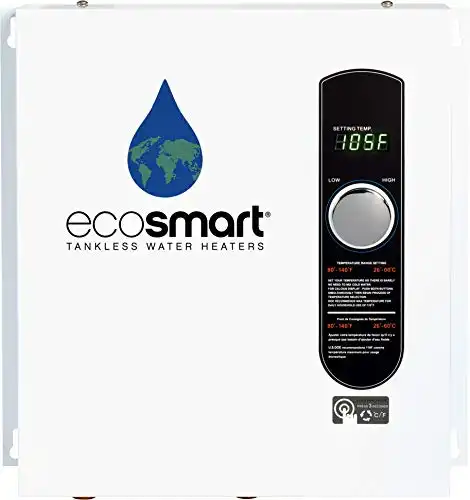 EcoSmart ECO 27 Tankless Water Heater, Electric, 27-kW