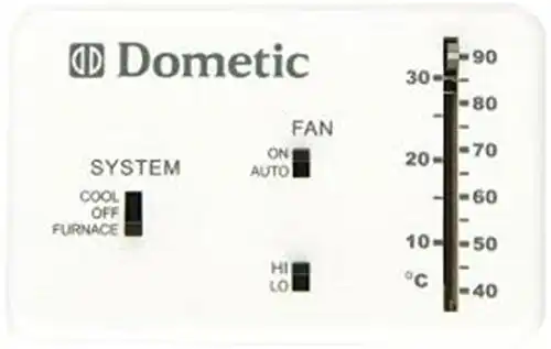 Dometic 3106995.032 OEM Thermostat 6-Wire Analog Control Heat & Cool