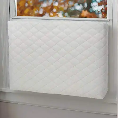 Foozet Indoor Air Conditioner Cover Double Insulation, Small, Cream