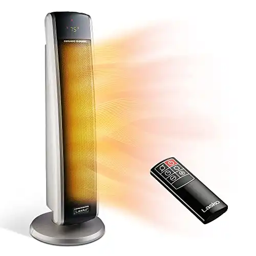 Lasko Oscillating Digital Ceramic Tower Heater for Large Rooms