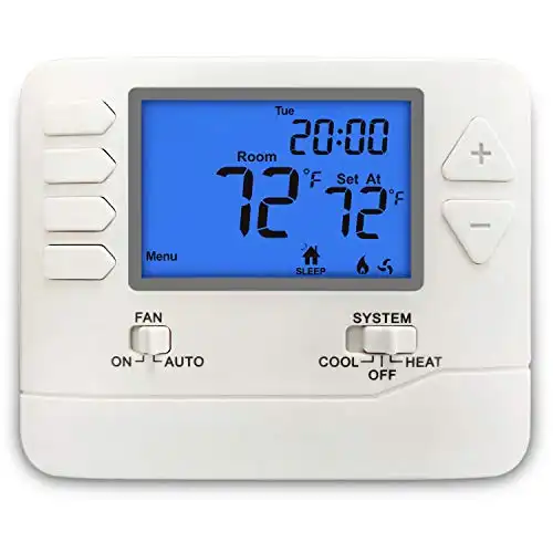 ELECTECK 5-1-1 Day Programmable Digital Thermostat for Home