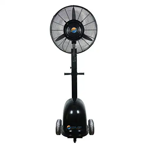 12 Gallon - Cool-Off Island Breeze Oscillating Misting Fan - 26-Inches