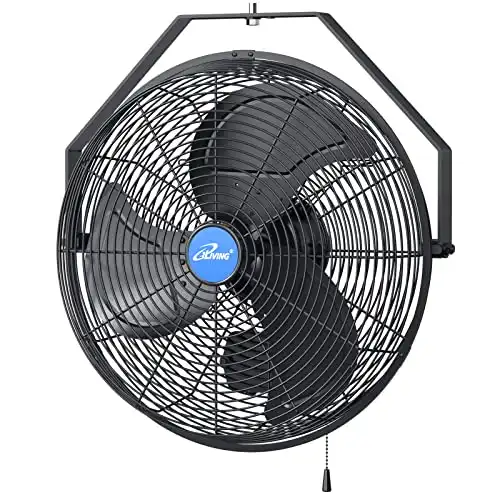 iLiving 18" Wall Mounted Variable Speed Indoor/Outdoor Weatherproof Fan