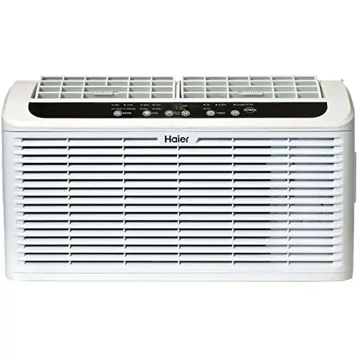 Haier ESAQ408P Serenity Series 8000 BTU 115V Window Air Conditioner with LED Remote Control