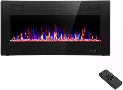 R. W. Flame Wall-Mounted Fireplace