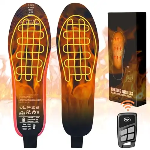 Heated Insoles with Remote Control