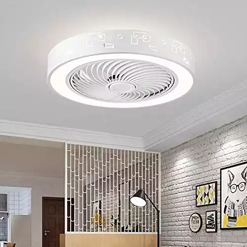 Invisible Ceiling Fan with Light