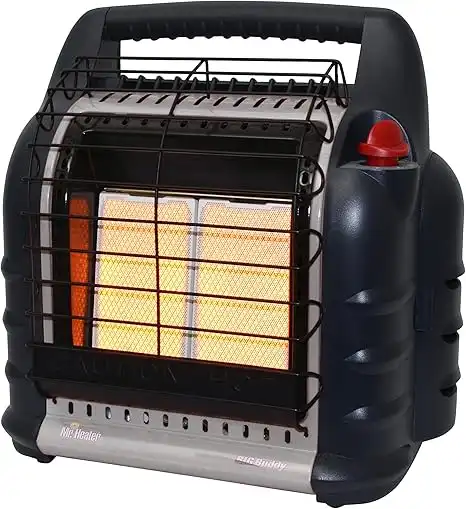 Mr. Heater F274830 MH18BRV Big Buddy Grey Indoor-Safe Portable RV Propane Heater