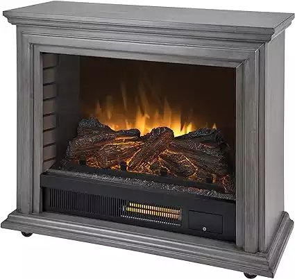 Pleasant Hearth Sheridan Mobile Infrared Fireplace
